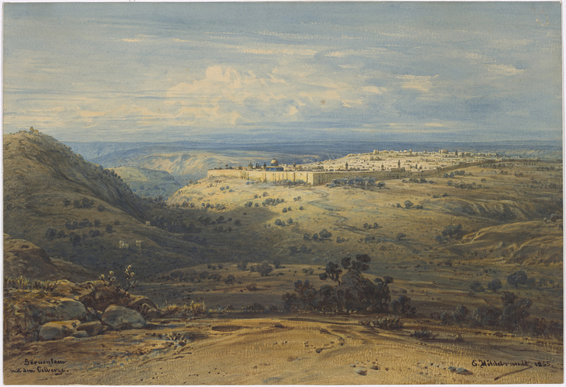 Eduard Hildebrandt, Jerusalem