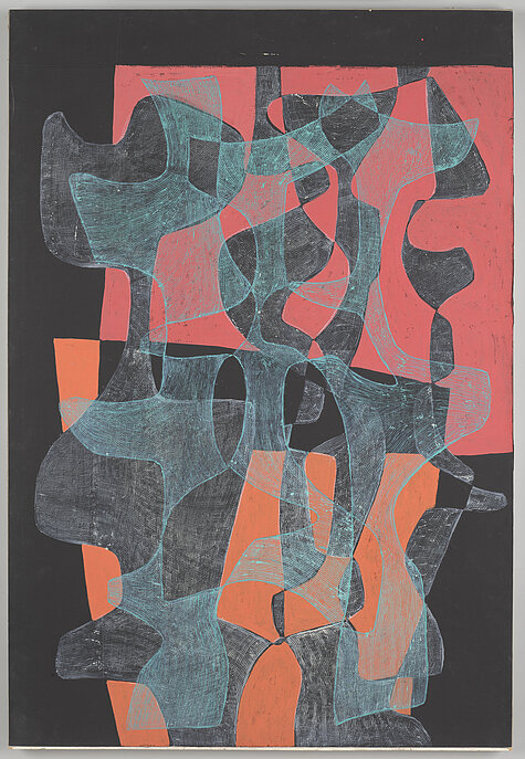Maria Jarema, Filtry 13 (Filters 13), 1957. National Museum in Warsaw (Muzeum Narodowe w Warszawie). © Estate of the artist