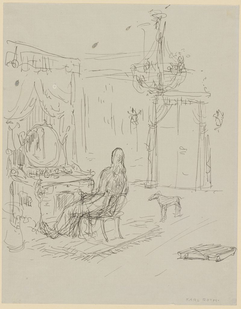 Karl Roth, Vor dem Spiegel