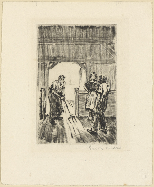 Erich Wilke, Illustration zu Knut Hamsun's Vagabondage