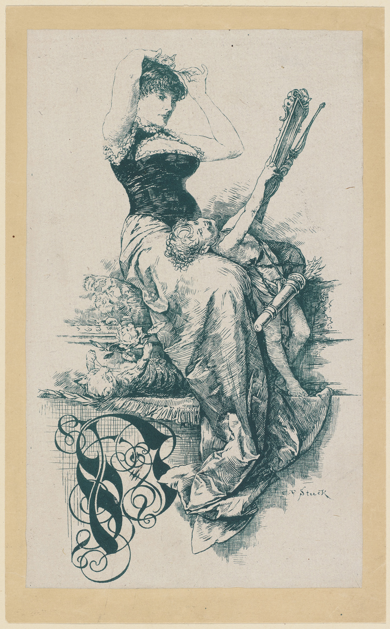 Otto Greiner, Putz, um 1887