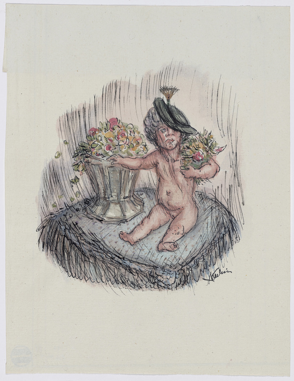 Alfred Kubin, Blumenputto, 1940