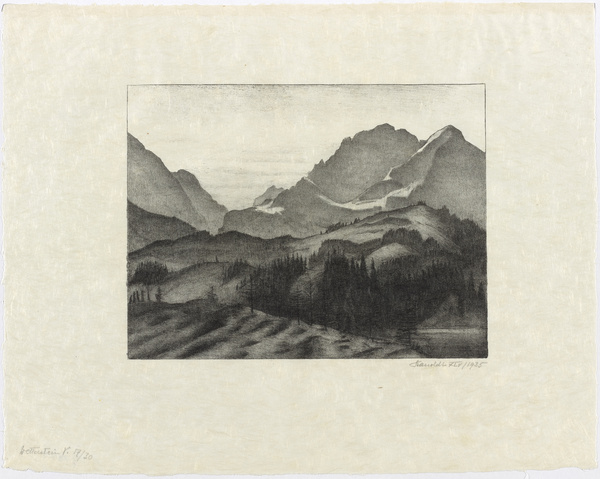 Alexander Kanoldt, Wetterstein V. 17/30, 1935