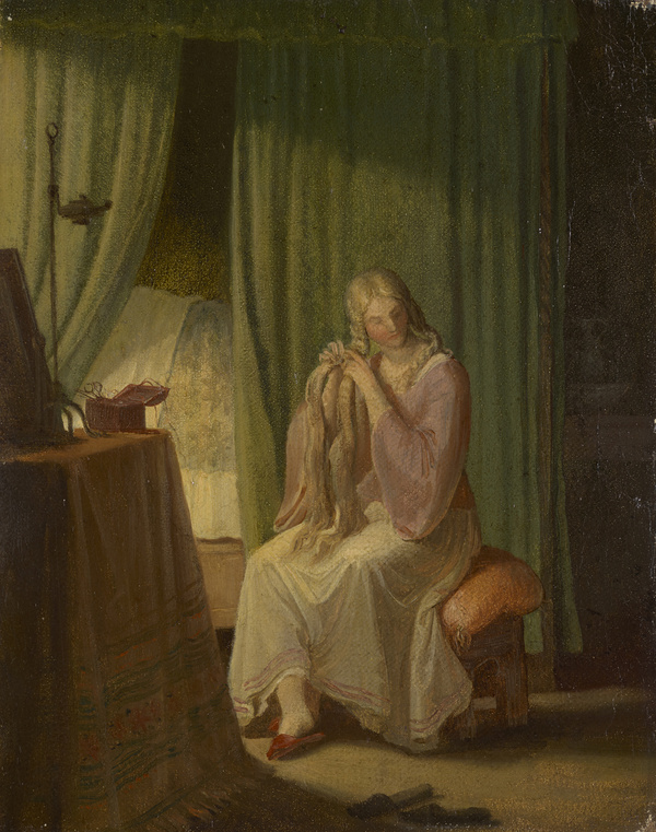 Wilhelm von Kaulbach, Bei der Toilette, 1846
