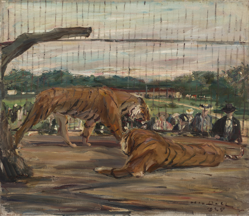 Otto Dill, Tiger im Käfig, 1925