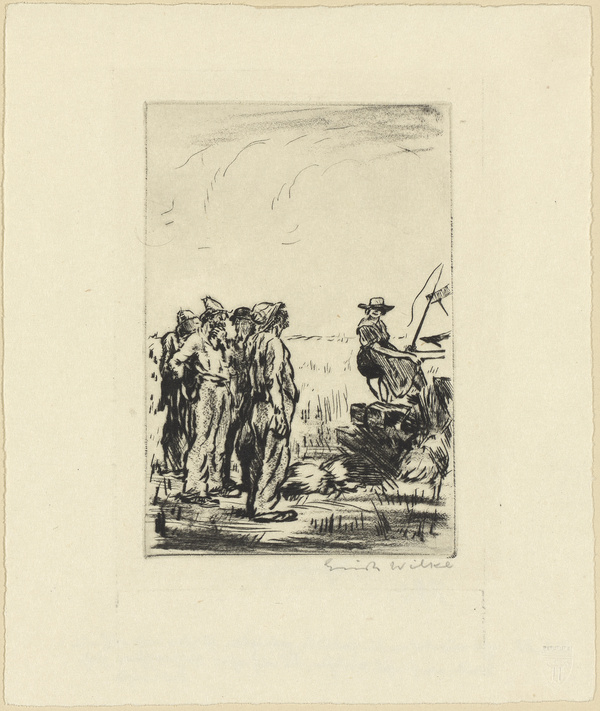 Erich Wilke, Illustration zu Knut Hamsun's Vagabondage