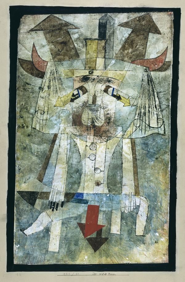 Paul Klee, Der wilde Mann, 1922, 43