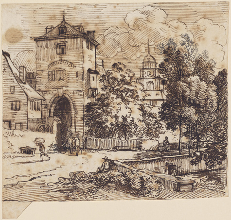 Ferdinand von Kobell, Vor dem Stadttor