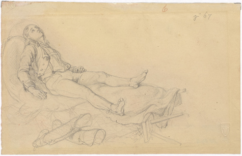 Carl Wilhelm Freiherr von Heideck, Schlafender Postillon