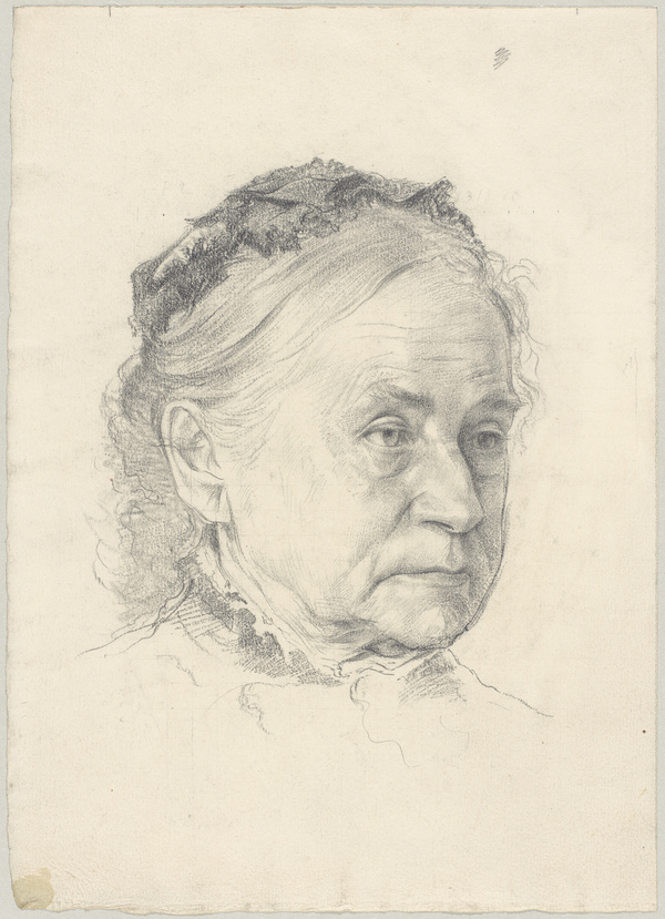 Peter von Halm, Porträt der Mutter des Künstlers