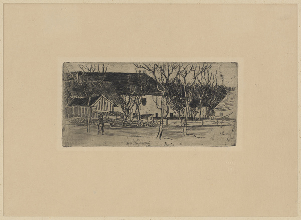 Sion Longley Wenban, Bauerngehöft mit Kapelle