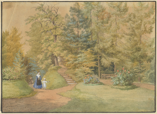 Lorenz Quaglio, Park von Schloß Kaltenberg