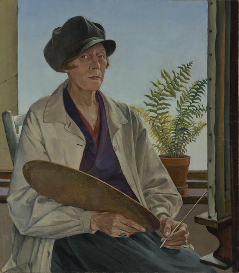 Käthe Hoch.
Selbstbildnis ("Self Portrait"), 1929.
Städtische Galerie im Lenbachhaus und Kunstbau München