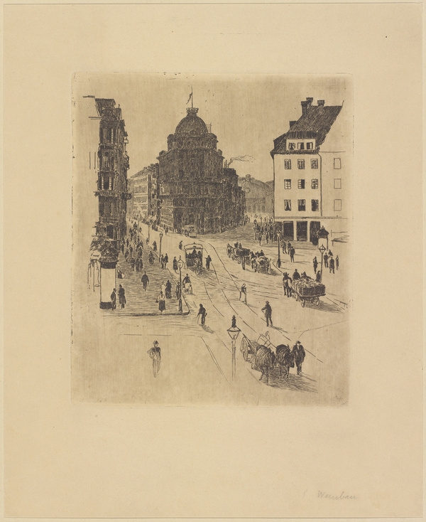 Sion Longley Wenban, Der Karlsplatz in München