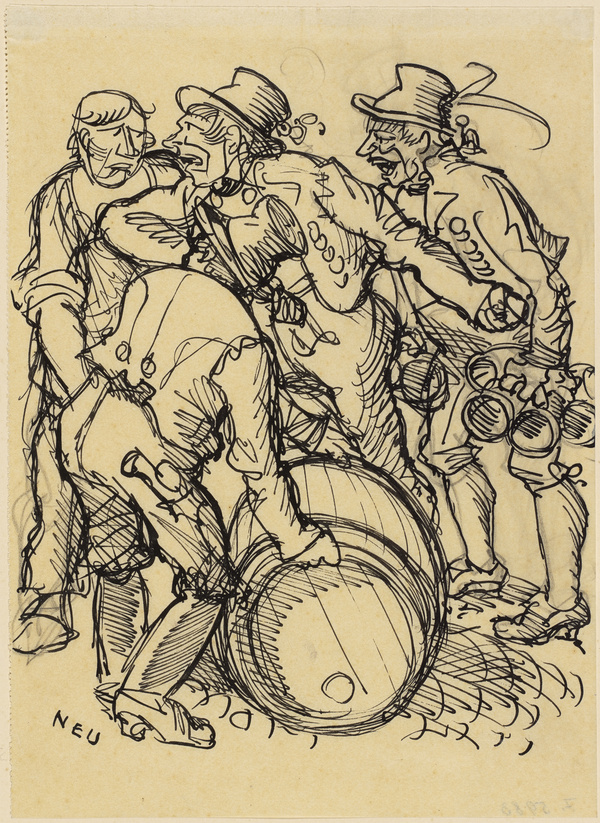 Paul Neu, Streit um das Bierfaß